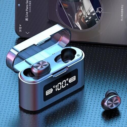 Bluetooth Headphones TWS Bluetooth V5.1 Wireless in-Ear Headset with Touch Control Microphone HD Call наушники беспроводные