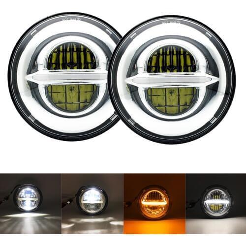 2 pcs 5 3/4" motorcycle Headlamp 5.75 Inch LED Headlight for Triumph Rocket iii 3 & Speed Triple & Street Triple & Thunde