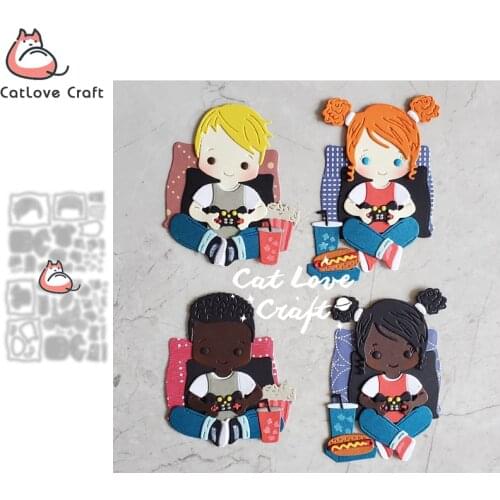 Catlove Game console Boy Girl Metal Cutting Dies Scrapbooking Stencil Die Cuts Card Making DIY Craft Embossing New Dies For 2021