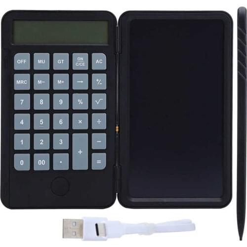 Calculator LCD Writing Board Students Smart Drawing Handwriting Kids Gift 6 Inches