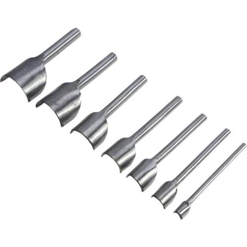 5-50mm Leather Craft Tools Half Round Cutter Punch Handmade Leather Cutting Craft Tools Punch for Belt Strap