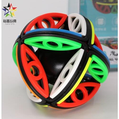 YuXin Puzzle Cubes 2x2x2 Magic Eye Cube Stickerless Colorful Twist Wisdom Ball Professional Educational Toys