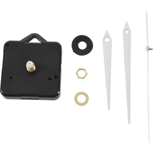 Quartz Clock Movement Mechanism DIY Repair Parts + White Hands
