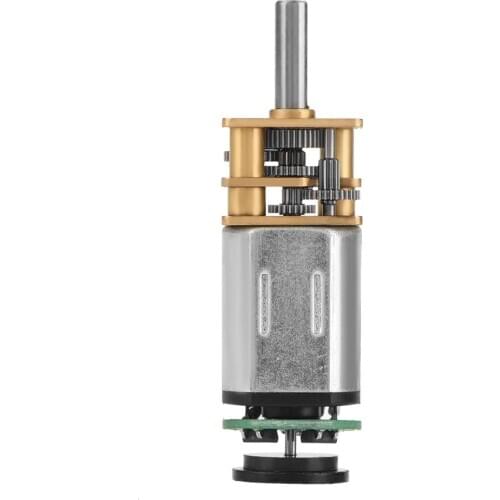 1PC DC6V Gear Motor 2W GBMQ-GM12BY20 Gear Motor W/ Magnetic Coded Disc Hall Encoder Metal Motor 100KHz