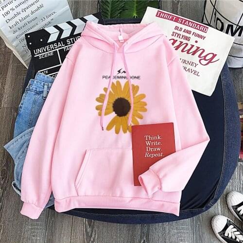 2020 New Kpop Bigbang G-dragon GD PEACEMINUSONE Letter Daisy Sweatershirt Cap Hoodie Long Sleeve Harajuku Pullover K-pop Clothes