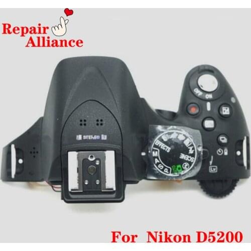 98%New original Top cover Case Shell with mode dial Switch button Repair parts for Nikon D5200 SLR
