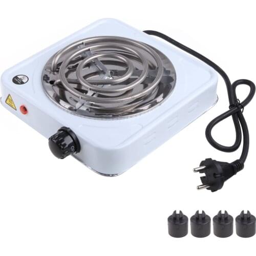 Portable Electric Iron Burner Single Stove Mini Hotplate Adjustable Temperature M6CB