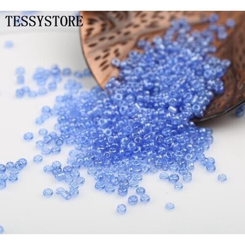 1000pcs 2mm Transparent Colors Lustered Glass Seed Beads Super Small Austria Crystal Spacer Beads For Jewelry Making Accessories