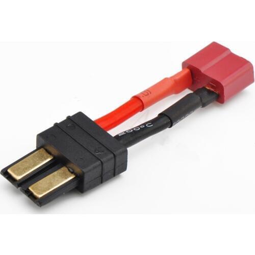 T-Plug (Deans Style) Female to Male TRX Connector / Adapter w/ 12AWG Wire