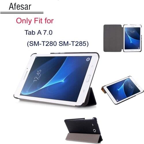 Tab A6 7" inch cover case for Samsung Galaxy Tab A 7.0 SM-T280 SM-T285 ultra slim PU Leather Flip smart Cover Case with standing