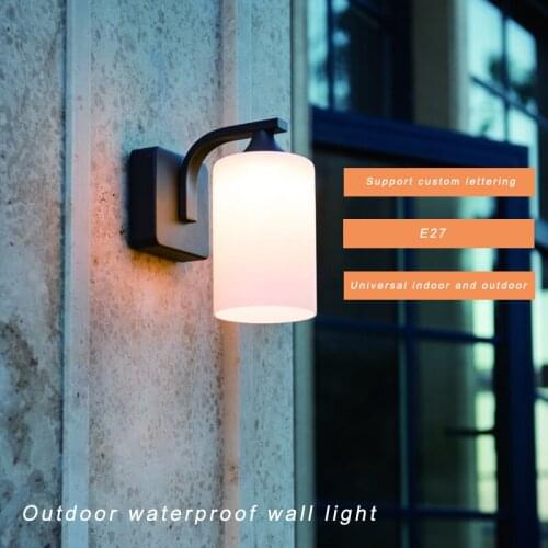 Outdoor indoor wall lamp European style bedside lamp light luxury villa living room background wall lamp creative balcony lamp