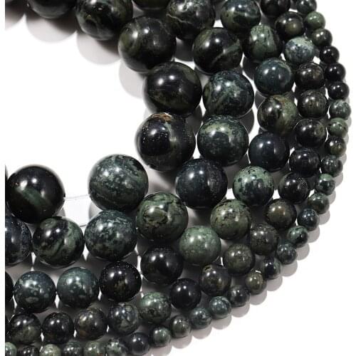 1strand/lot 4/6/8/10mm Natural Green Malachite Stone Round Loose Spacer Bead For Bracelet Jewelry Makings Supplies Wholesale