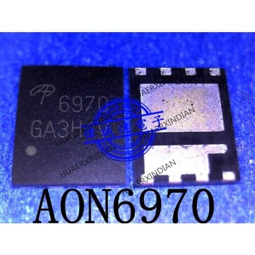 1Pieces New Original AON6970 AO6970 6970 QFN8 In Stock Real Picture