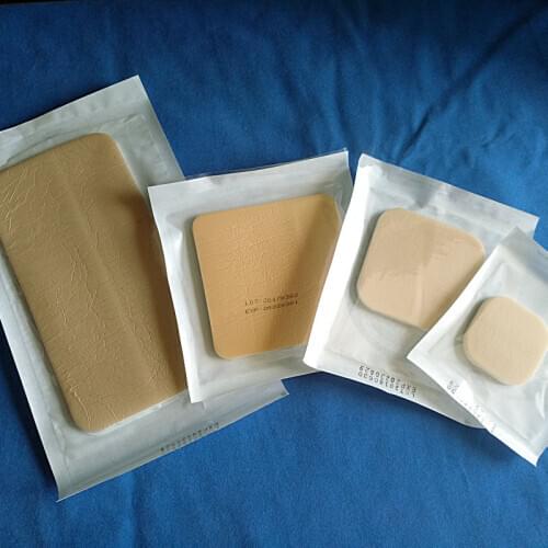 10pcs 7.5 10 12.5cm*20cm silicone gel foam dressing bedsore foam applicator percolating water absorption wound healing wound pad
