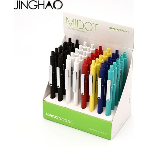 10Pcs/lot 2020 New Arrive Gel Pen Jinghao KACO MIDOT Series Kawaii Candy Color with Metal Clip Gel Pens Smooth Writing Pen