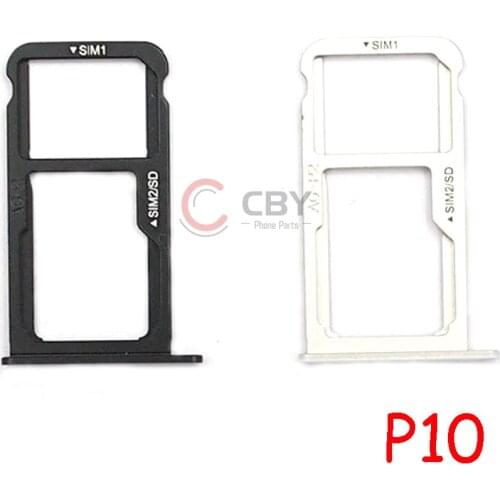 10pcs Sim Card Tray Slot Holder For Huawei P10 SIM Card Slot Adapter Replacement Repair Spare Parts