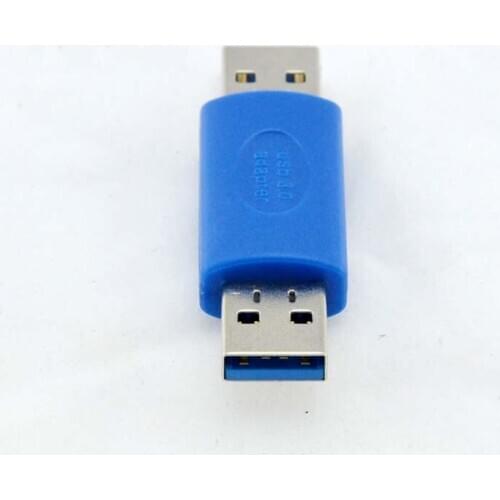 100pcs/lot USB 3.0 A Male to A Male Adapter Connecter Extender Gender Changer Converter Support Data Sync and Charging