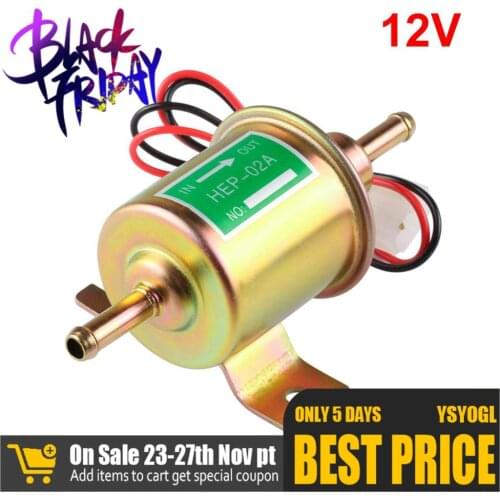 12V/24V Gas Diesel fuel pump Inline Low Pressure electric fuel pump Professional Gold Electronic diesel pumps