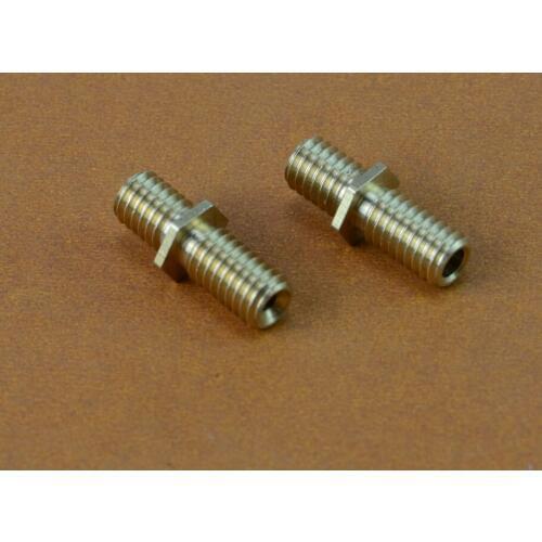 2pcs/lot Brass copper UM2 Throat heat break M6*20MM for 1.75mm 3.0mm filament 3D Printer accessories