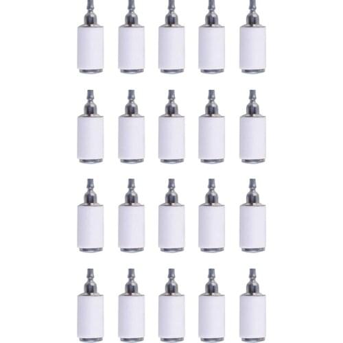 20pcs Fuel Filter For Poulan FL23 FL21 FL25LE FL26 FX26S FX26SC MX550 MX557 Gas Trimmer MX557 Gas Trimmer 530095646 530010897