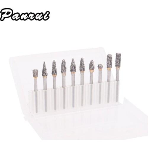 3*5mm Metal Drawing Tungsten Carbide Milling Cutter Rotary Tool Burr CNC Engraving Abrasive Tools Metalworking Milling Polishing