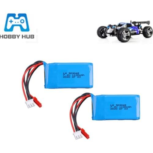 7.4V 1100mah 903048 LiPo Battery For Wltoys V353 A949 A959 A969 A979 k929 remote control car aircraft battery 10pcs