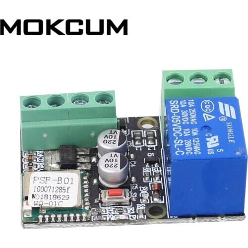 DC 12V 2.4G IoT Wireless Transceiver WIFI Intelligent Controller Switch 10A Relay Module APP Control