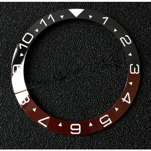 High Quality SKX 007 Non-Luminous Slopped Ceramic Bezel 38mm with Tape