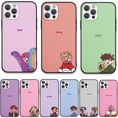 Janpan Anime Dream Smp Phone Case For iPhone 12 Pro Max Mini 7 8 6 S Plus XR X XS SE 2020 Cover For iPhone 11 Pro Max Case Couqe