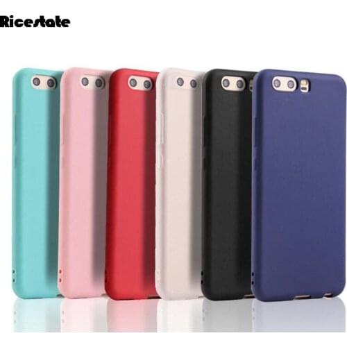 Huawei Honor 9 Silicone Soft TPU Cover case for huawei Honor 9 Honor9 Matte Candy solid colors Cover Back case