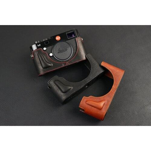 [VR] Handmade Genuine Leather Camera case For Leica M240 MP240 MM246 MD262 MM MD Half Body Camera Bag