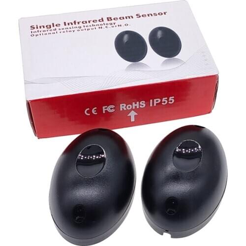 Infrared detector sensor 12-24V IP55 single infrared beam sensor for automated gate door window burglar alarm system