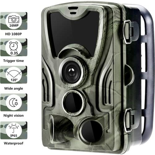 Hunting Camera Trail Wildlife Camera With Night Vision Motion Activated Outdoor Animal Camera Trigger Wildlife Scouting HC801A