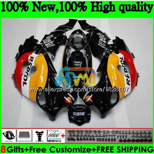 Body For SUZUKI KATANA GSXF 600 750 GSXF600 98 99 00 Yellow red 01 02 33BS.20 GSX750F GSXF750 1998 1999 2000 2001 2002 Fairing