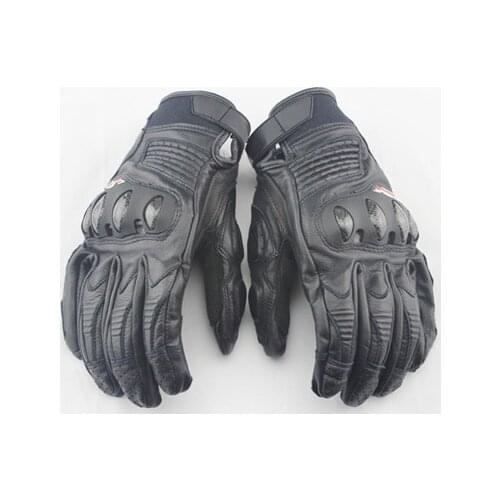 Carbon Fiber Motorcycle Gloves Racing Team Driving Motorbike Short Original Touch Screen Gloves