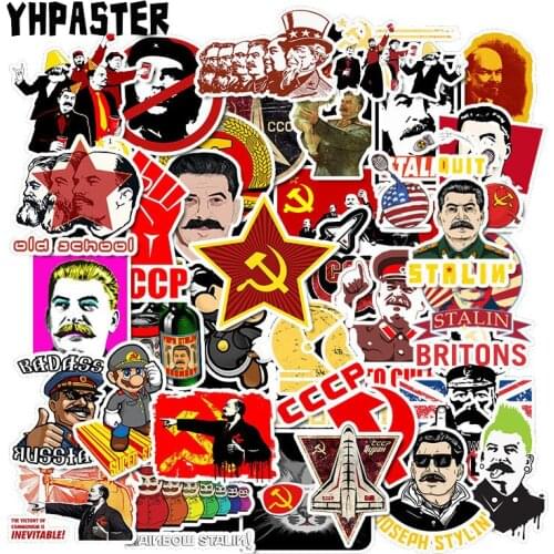 10/30/50Pcs Soviet Union Stalin USSR CCCP HET Stickers For Laptop Luggage Motorcycle Phone Skateboard Toys Car Diary Guitar Kid