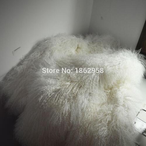 SJ001-01 New Fashion 2019 Fashion Magazines Sheep Fur Overcoat White Quality Fur Coat