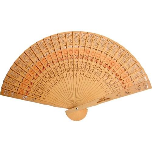 Engraved Sandalwood Hand Fan for Wedding,Personalized Wooden Fan Wedding Favour,Engraved Fans,Bridal Shower
