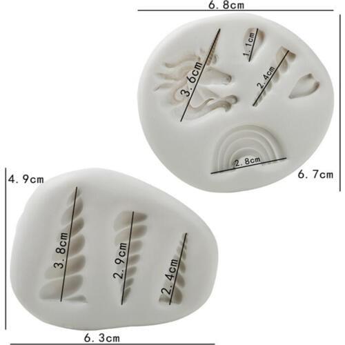 Unicorns Shape Silicone Molds Chocolate Mold DIY Handmade Cake Chocolate Making Tool Cake Decorating Tools Molds B043/B042