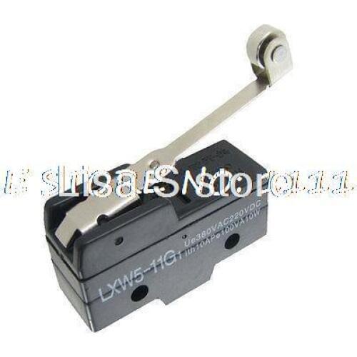 AC 380V DC 220V 3 Screw Terminal Hinge Lever Acuator Micro Limit Switch LXW5-11G1