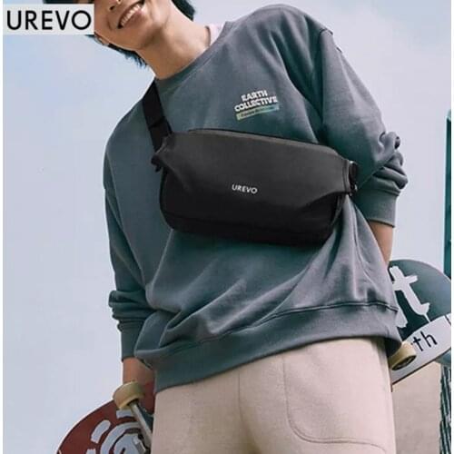 Youpin UREVO Waterproof Backpack Cool Bag Fashion Leisure Sports Chest Pack Big Capacity For Men Women Daily Camping Travel Pack