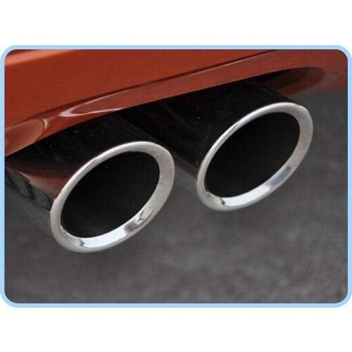 High quality stainless steel 2 units car Exhaust pipe outlet decoration muffler,silencer for Audi Q5/A4/B8,Q3 2010-2019
