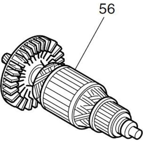 AC220-240V MAKITA 516373-6 Rotor Motor Armature for JR3030 Rotor