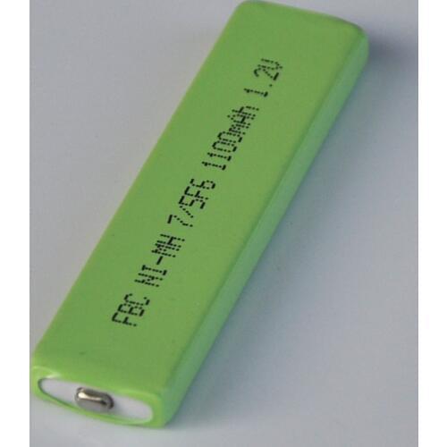 1-10PCS 1.2V Ni-Mh rechargeable 7/5F6 battery 67F6 1100mAh 7/5 F6 Chewing Gum cell for Walkman MD CD cassette player