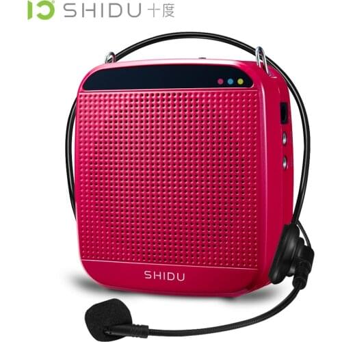 15Watts High Power Wired Portable Voice Amplifier Megaphone Booster Microphone with USB TF Card for Teachers Tour Guid