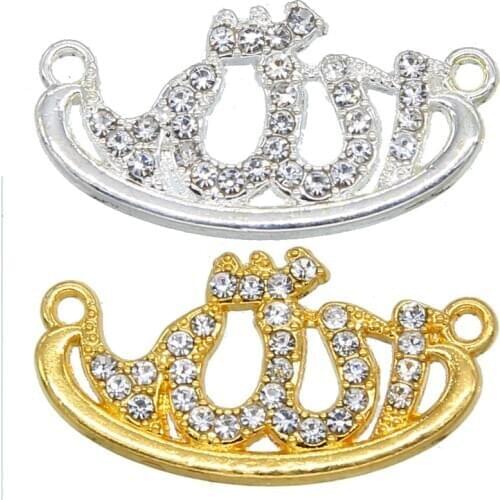 3pcs mixed color DIY Allah pendant womens mens jewelry Middle East / Muslim / Islamic Arab Ahmed jewelry accessories wholesale