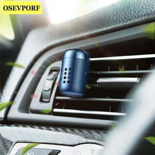 Car Aromatherapy Holders Solid Perfume Car Air Freshener Purifier Diffuser Stick Cores Plant Essential Oil Perfume Brackets Clip