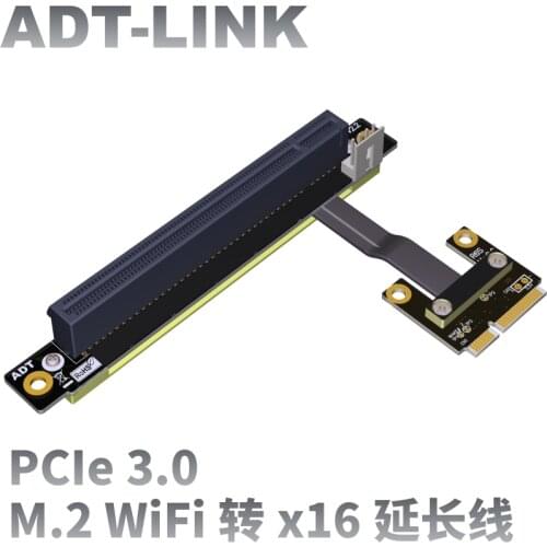 Free Shipping mPCIe WiFi Wireless Network Card To PCI-E x16 to Mini Pcie Adapter Mini Pci-e Extension Cable Graphics Card Riser