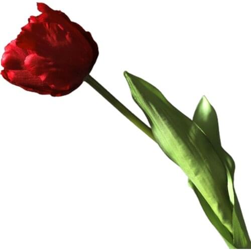 Floral Decoration Fake Flowers Tulip Simulation Home Photography Props Realistic Feel Rose Red Pink White Furnishings