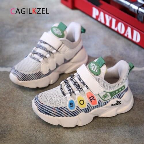 CAGILKZEL Fashion Summer Sneakers Kids Sports Shoes for Boy Breathable Mesh Children Shoes Sneakers Girls Shoes chaussure enfant